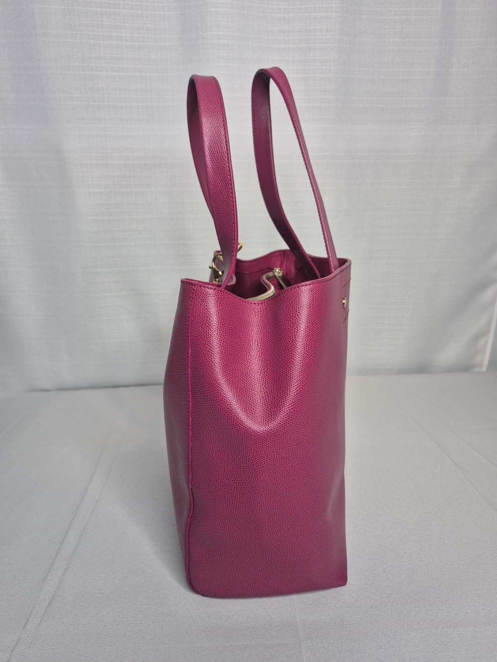 Furla Fuschia Pink Shoulder Tote Bag COA - Picture 8 of 15